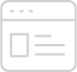 A graphical icon that symbolizes web and interactive development